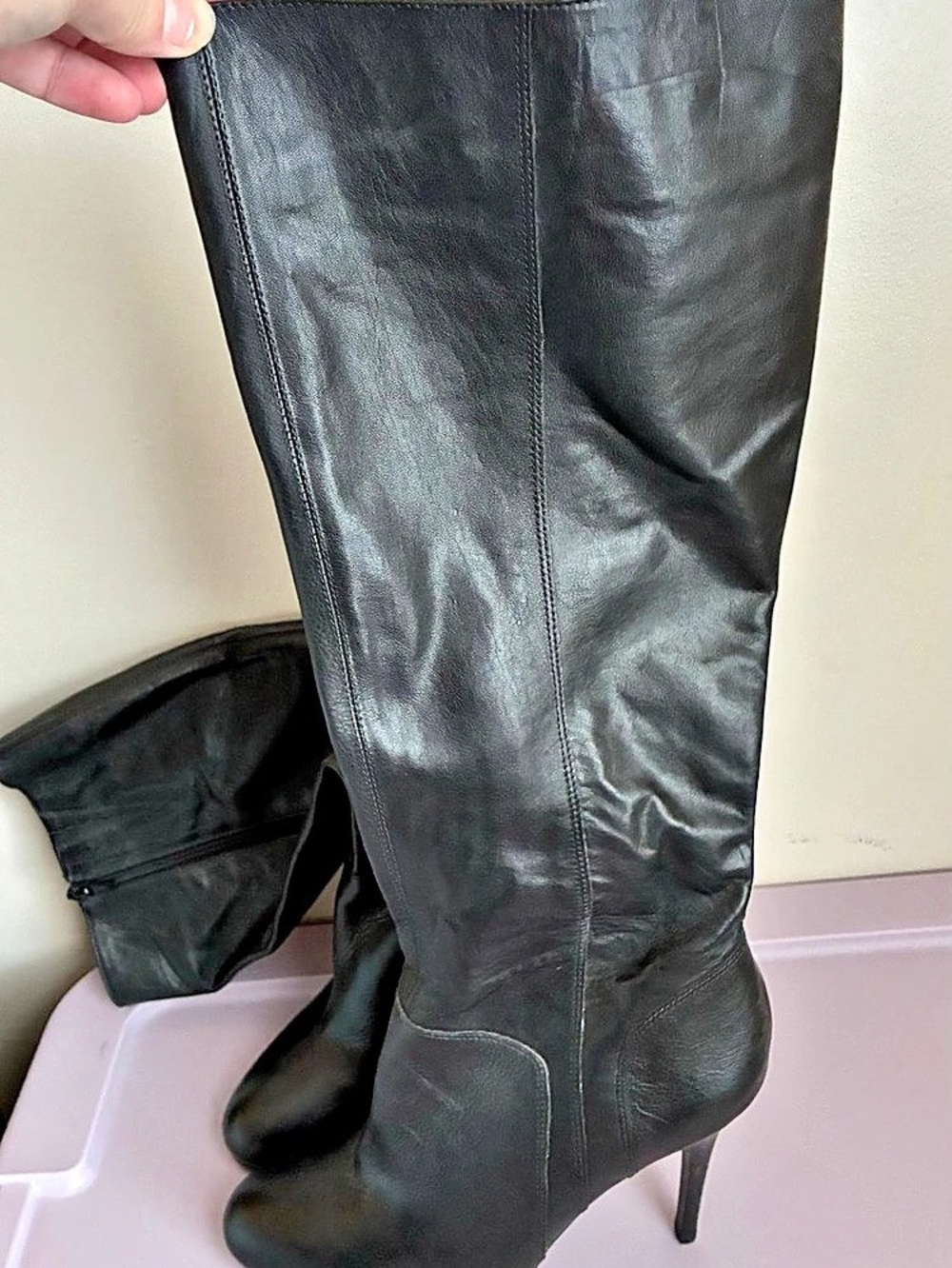 ALDO Black Heeled Boots